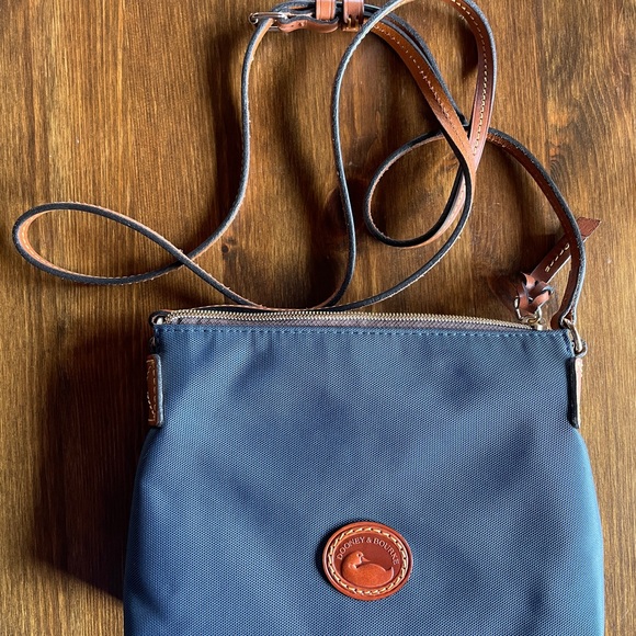 Dooney & Bourke Nylon Crossbody Pouchette -navy - Picture 5 of 5